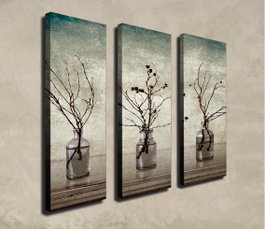 Wallity CU12 Lienzo Decorativo Multicolor (3 Piezas)